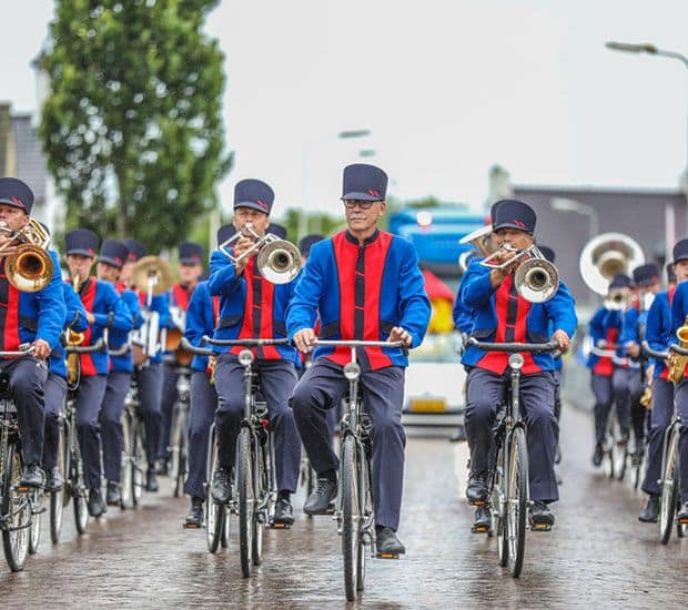 Muzikale fietsestafette WOII