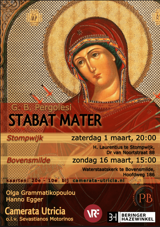 Concert Stabat Mater van Pergolesi