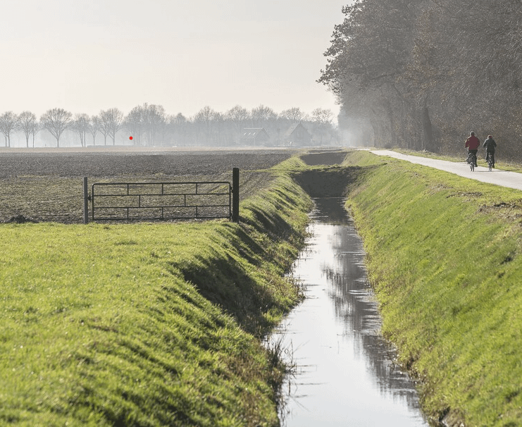 Georganiseerde fietstocht deelroute Smilde en Hoogersmilde